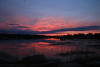 Sunset at Camp Ellis Beach Pier